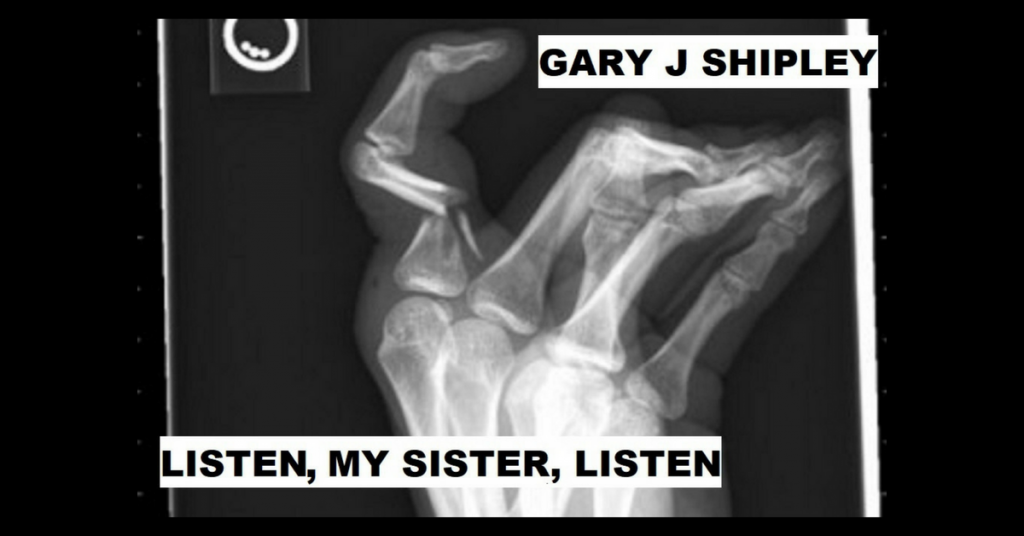 LISTEN, MY SISTER, LISTEN by Gary J. Shipley