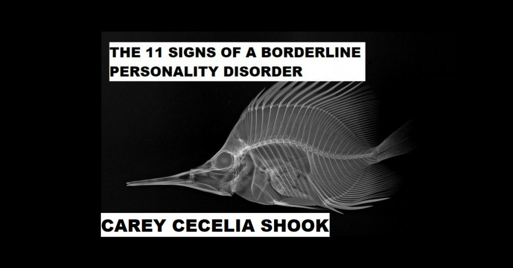 THE 11 SIGNS OF BORDERLINE PERSONALITY DISORDER by Carey Cecelia Shook