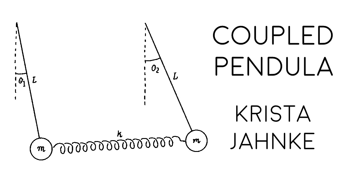 COUPLED PENDULA by Krista Jahnke