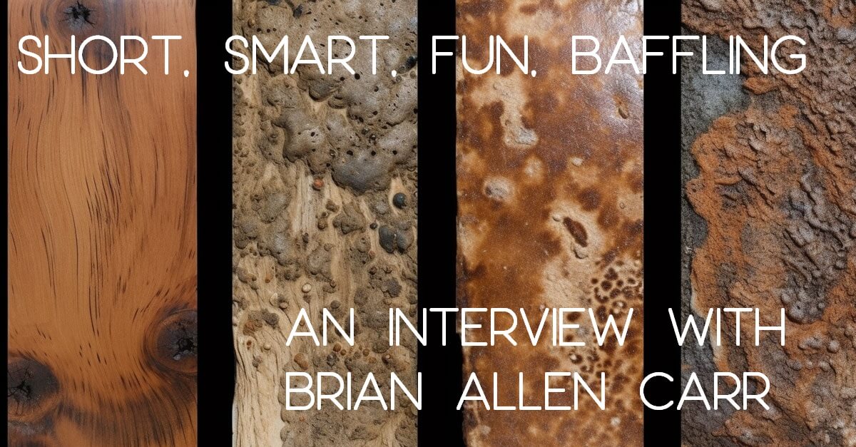 SHORT, SMART, FUN, BAFFLING: An Interview with Brian Allen Carr