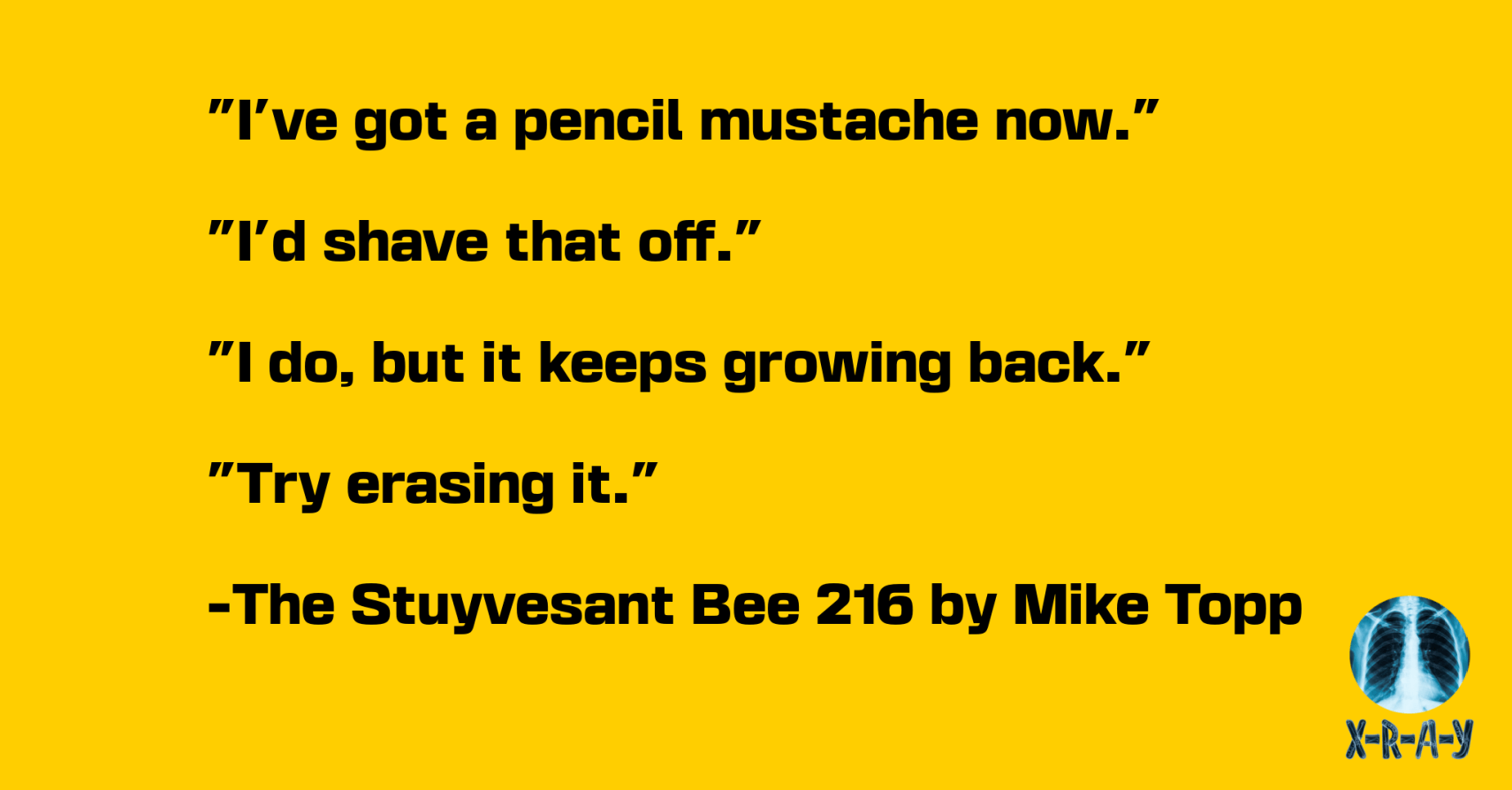 THE STUYVESANT BEE #216 by Mike Topp