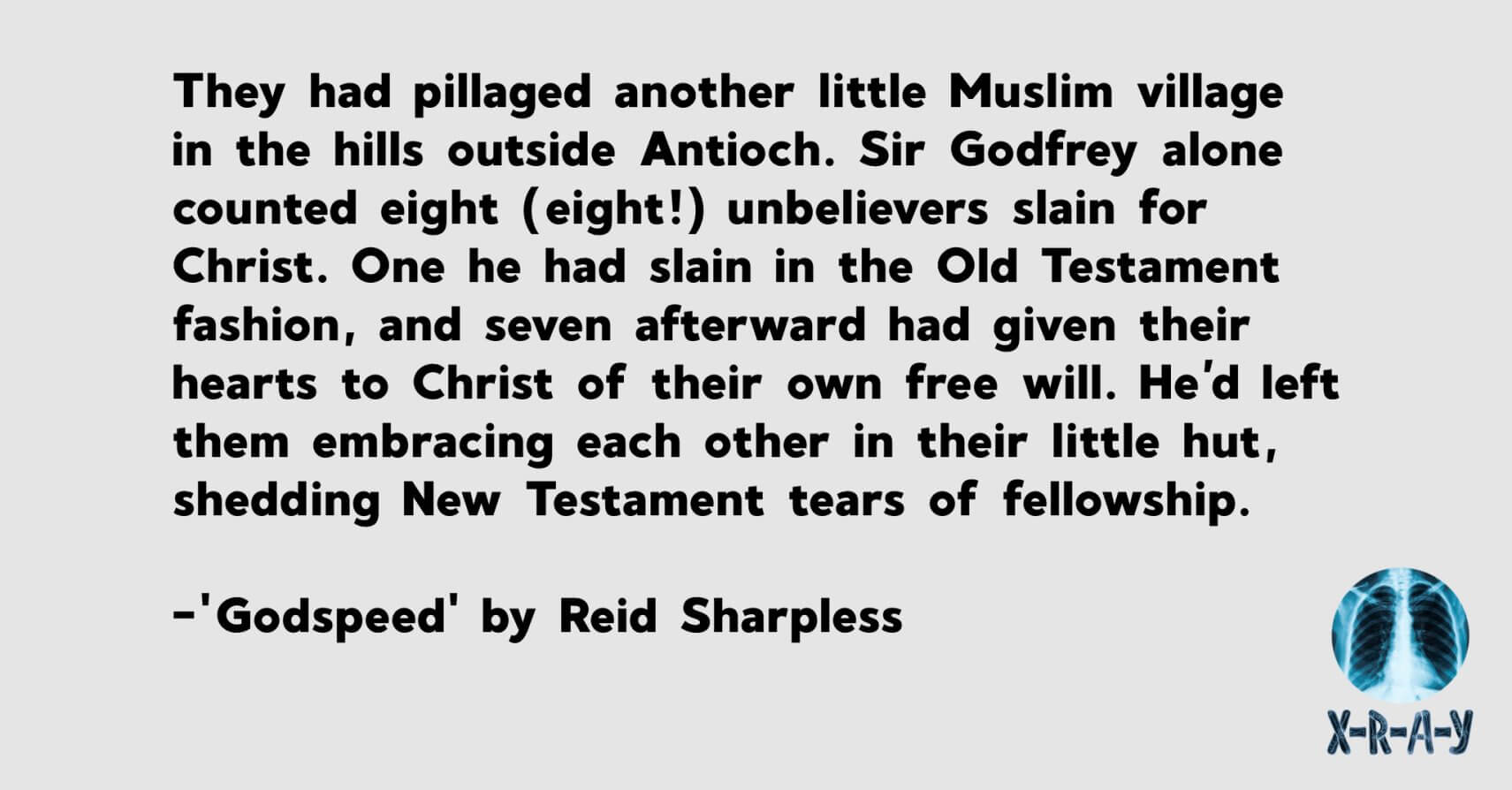 GODSPEED by Reid Sharpless