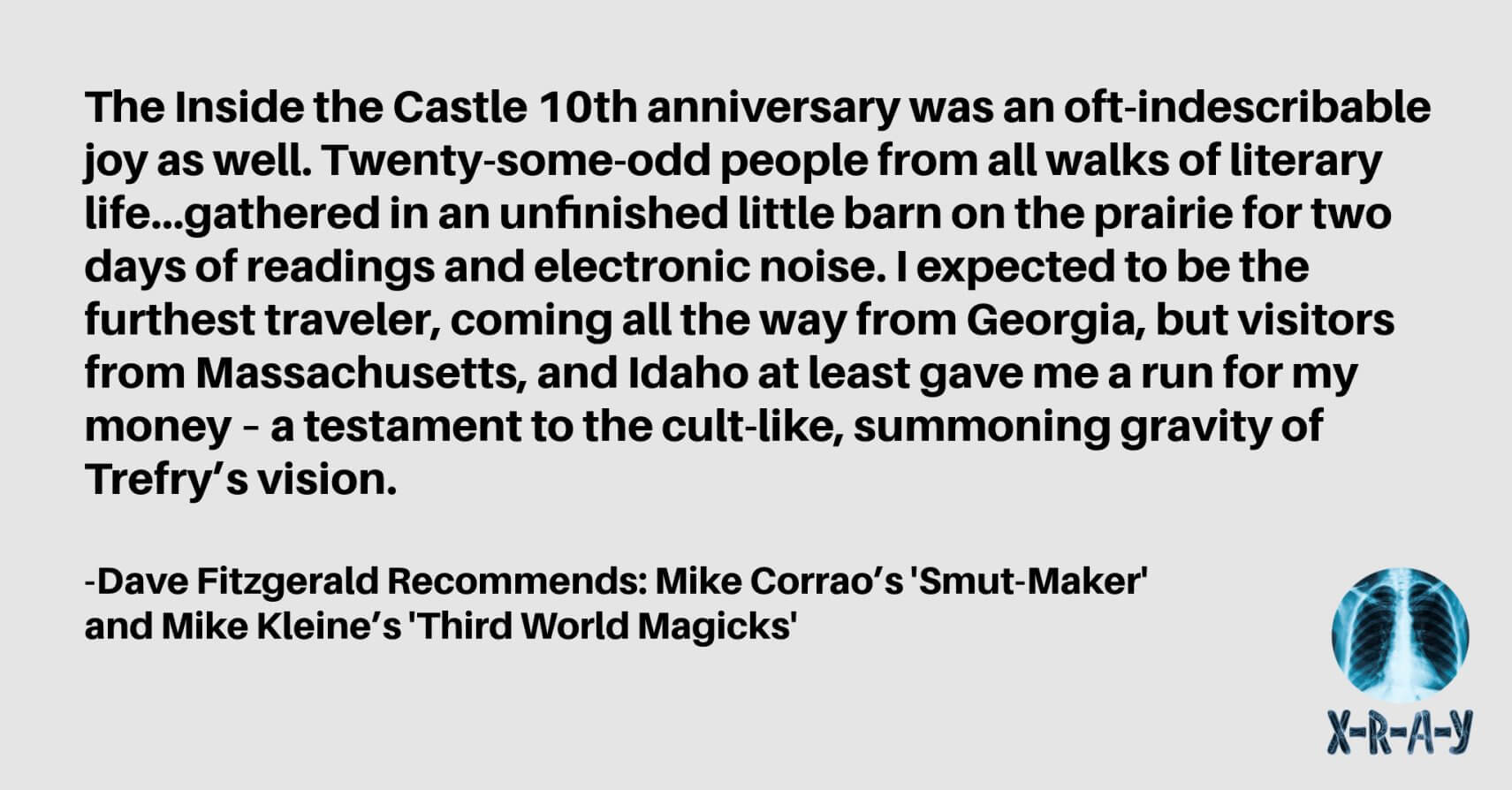 DAVE FITZGERALD RECOMMENDS: Mike Corrao’s ‘Smut-Maker’ and Mike Kleine’s ‘Third World Magicks’