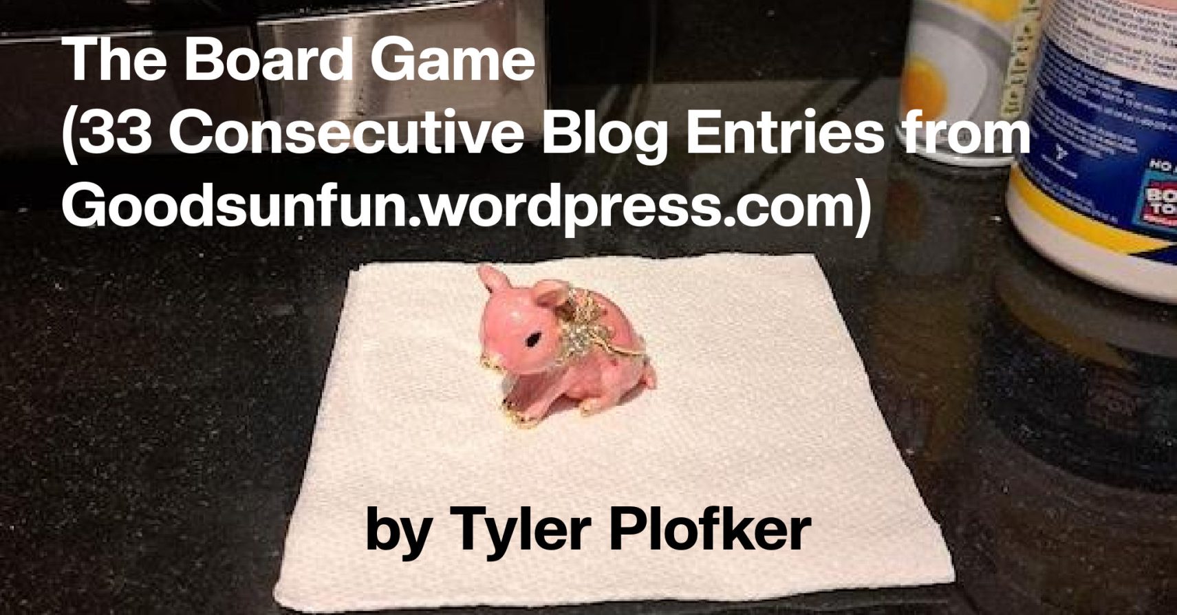THE BOARD GAME (33 CONSECUTIVE BLOG ENTRIES FROM GOODSUNFUN.WORDPRESS.COM) by Tyler Plofker