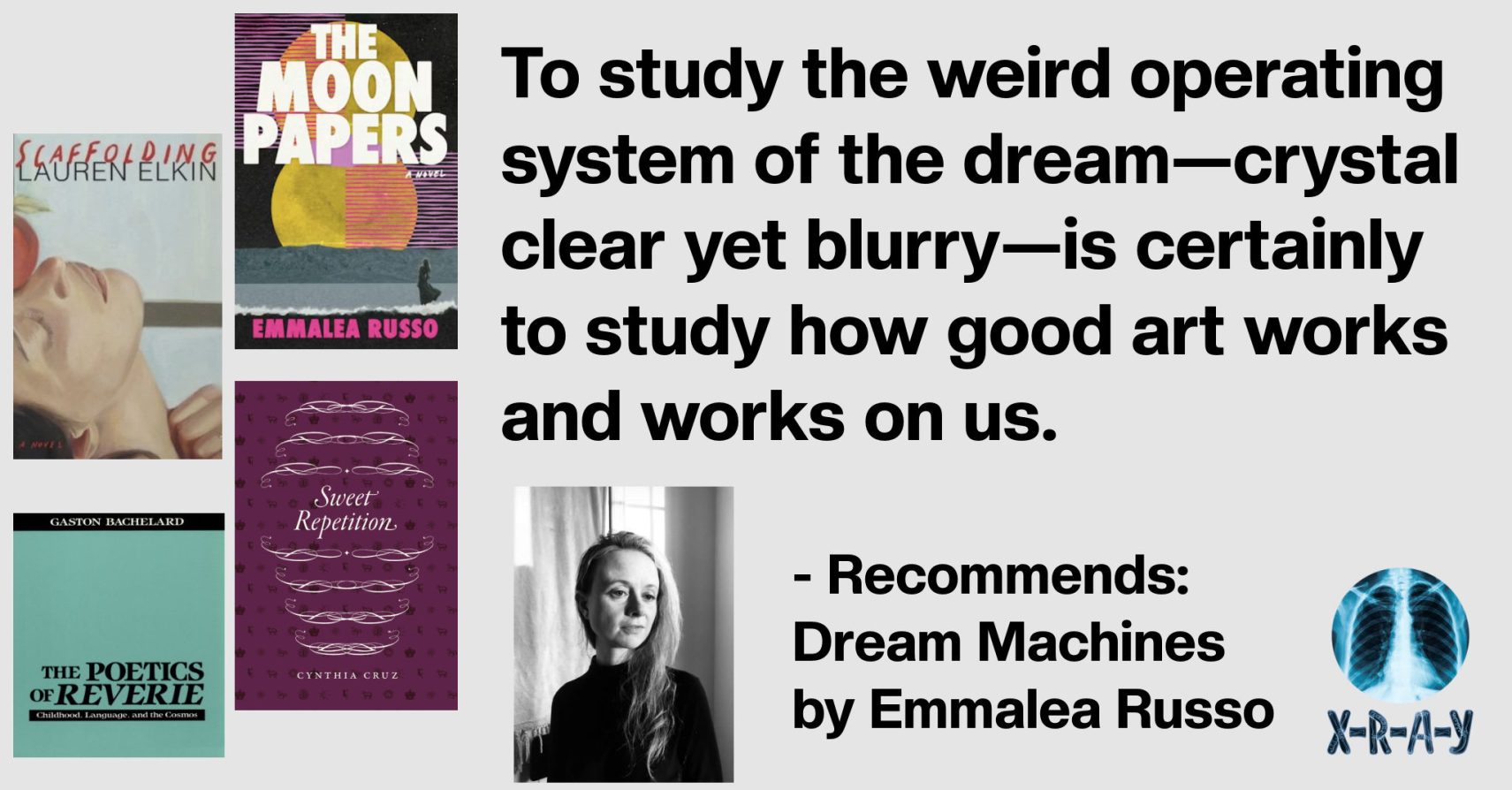 RECOMMENDS: DREAM MACHINES by Emmalea Russo